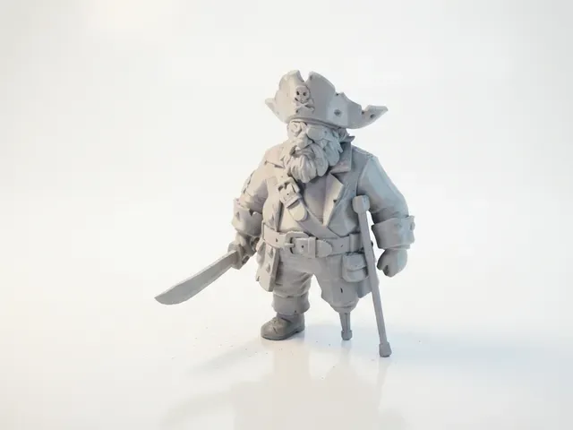 Samurai Pirate Figurine Fantasy 3D Printable — Фото 2 из 5