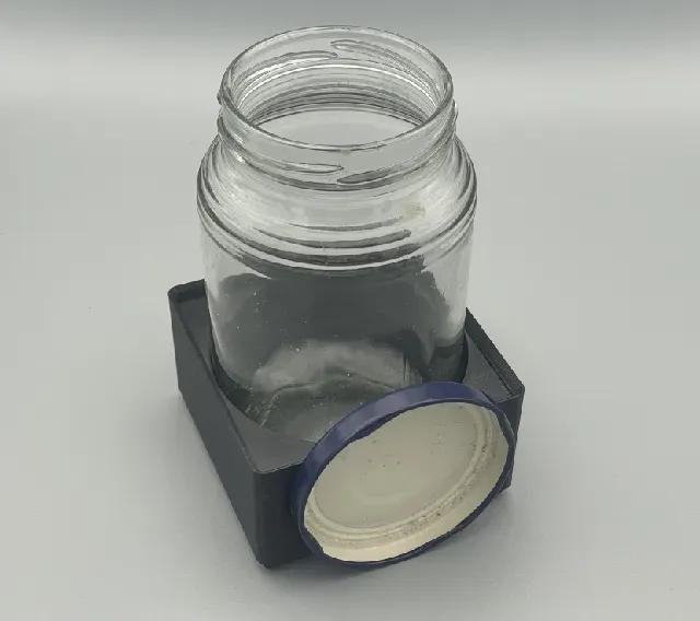 Gridfinity 2x2 bin for Barilla Sugo glass jar (Workbench/Desk trashcan) (v1.1)