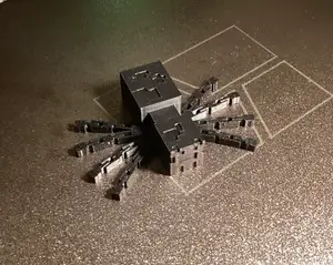 Minecraft-like articulated Spider