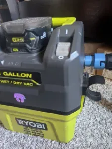 Ryobi shop vac locking blower adapter