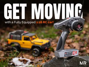 Durable Offroad & Expedition RC Car, 1:16 Expedition Prototype by MAKERACER