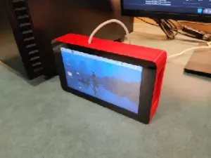 Freenove 7 in display case