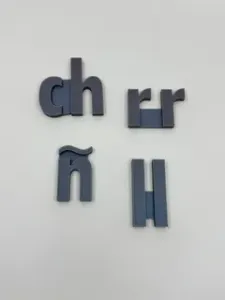 Magnetic Letters - Spanish Letters/Digraphs