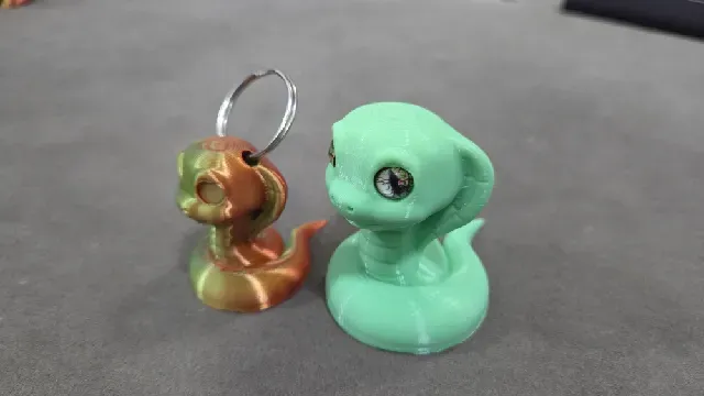 Cute cobra snake - 6mm + 8mm glass eye compatible — Фото 18 из 19