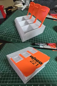 Clipsable levers for Wago box