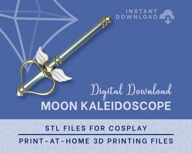 Sailor Moon Kaleiodscope STL Files - Sailor Moon Crystal Cosplay Prop (Digital Download)