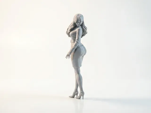 Professional Woman Figurine Female Figure 3D Printable — Фото 3 из 5