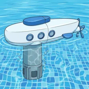 Pool Chlorine Floater Submarine