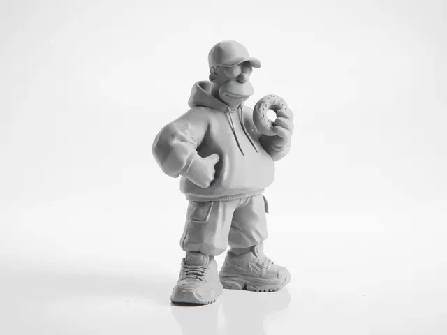 Homer Simpson Figurine Cartoons Animation 3D Printable — Image 2 of 5