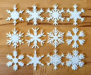 2025 Snowflakes 1st set christmas tree decoration