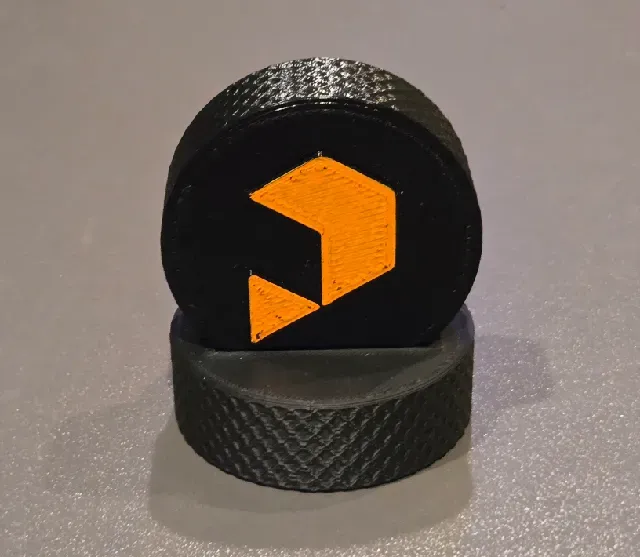 Hockey Puck Holder Display Stand and Stack Balancing Game