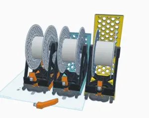Spool Holder with Filament Guide & V2 Buffer for Prusa MMU3 / Core One L + Extends