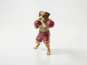 Boxer Dog Figurine Animal Collectible 3D Printable