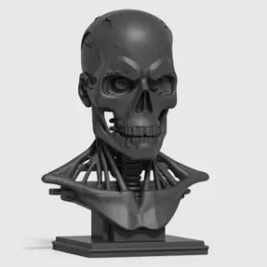 Terminator T800 bust with pedestal