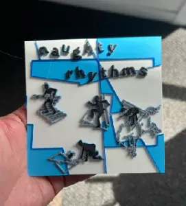 Naughty Rhythms - ska band logo - Canberra ACT ska from the 80s