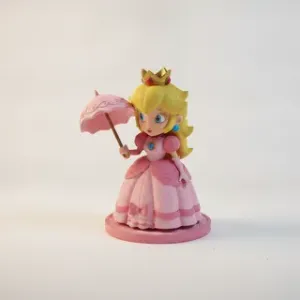Princess Peach Crown Figurine 3D Printable