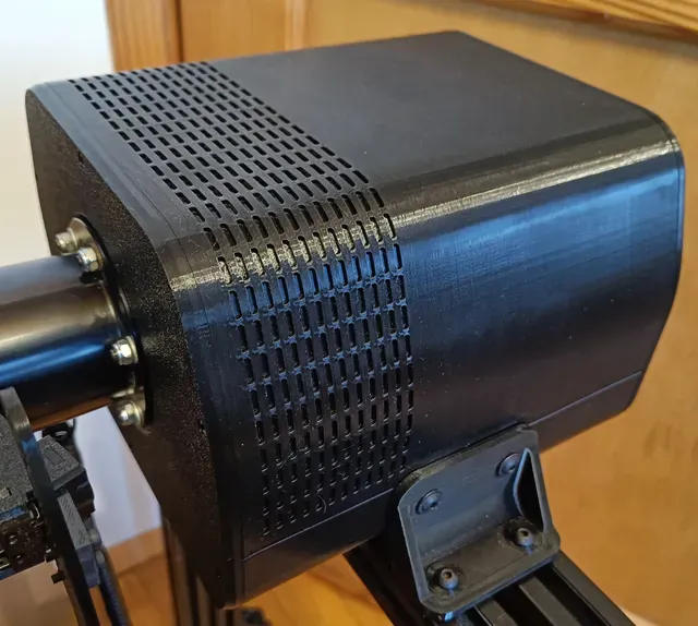 Shed case - the ugliest case you can imagine for hoverboard motor direct drive steering wheel (FFBeast, OpenFFBoard) — Image 5 of 13