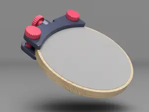 Embroidery hoop holder