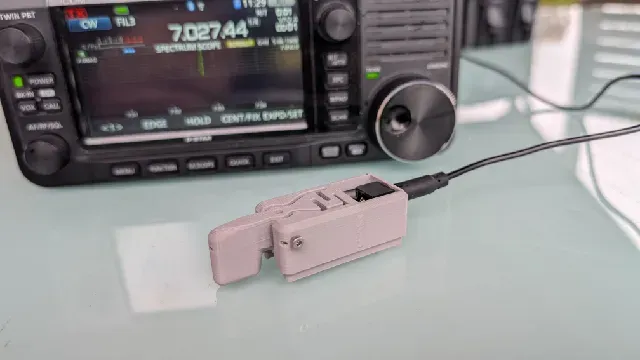 Single CW paddle - from one printed part