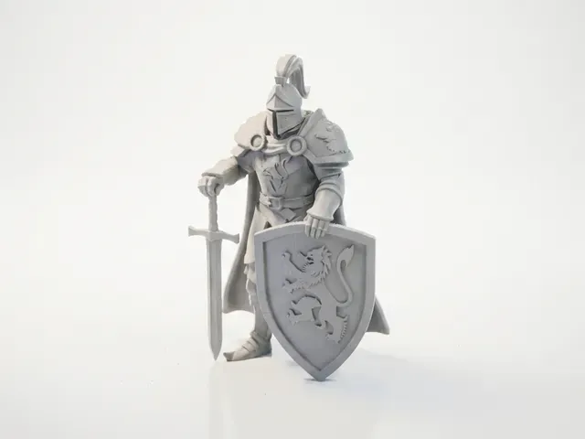 Knight Figurine Fantasy Mythology 3D Printable — Фото 2 из 5