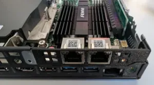 Lenovo M720q bracket for a Different Dual 2.5G i226 card