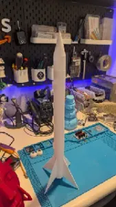 High Power Modular 3D Printed Rocket