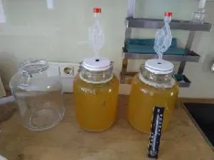 5L glass jar lid for fermentation airlock