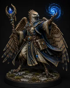 Wizard Aarakocra (DnD)