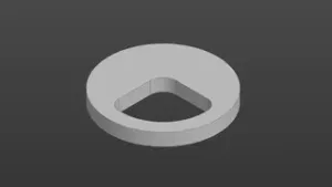 Spacer for installing the foot damper