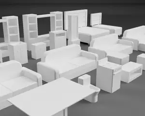Miniature Furniture Set