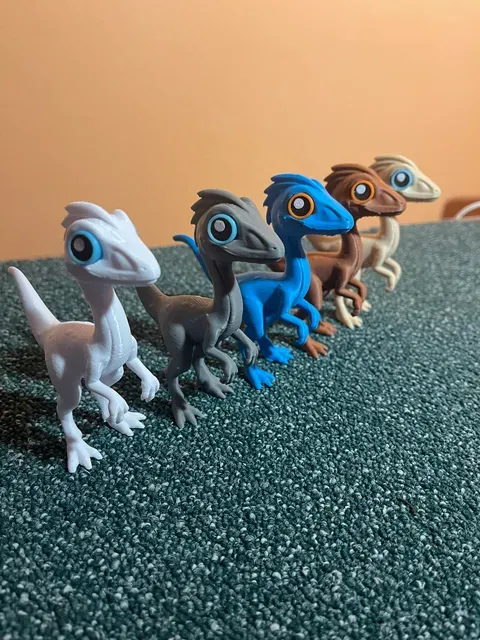 Cute Compsognathus "Compy" – CARTOON EDITION (noAMS) — Фото 3 из 5