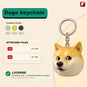 Doge "meme" keychain