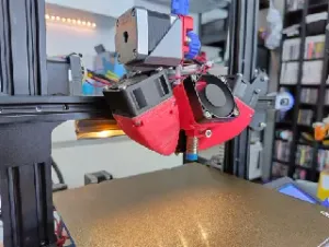 Ductinator CR-10/Ender 3/Pro/V2 /w ABL for Mk8/Microswiss/Volcano
