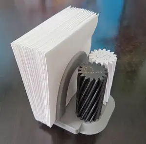 Mechanical Salt and Pepper Shaker - Stand with Napkin Holder