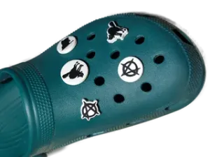 No Crocs No Masters: anarchy clog charms