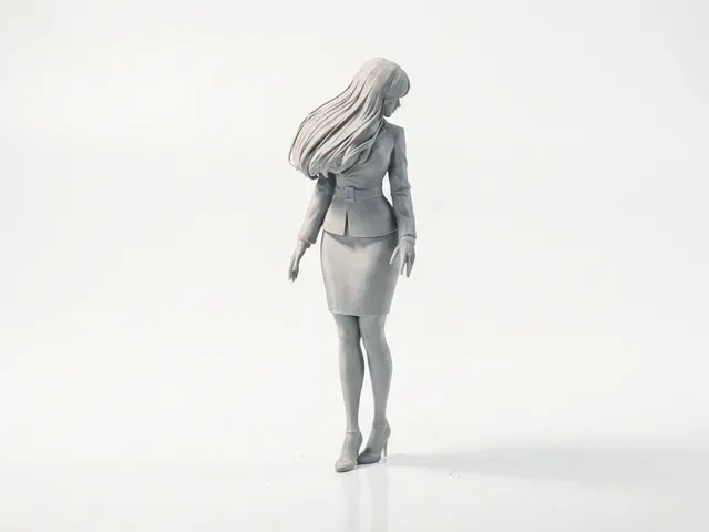 Professional Woman Figurine Female Figure 3D Printable — Фото 4 из 5
