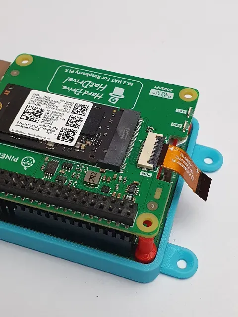 Raspberry Pi 5 & Pineberry Pi TM1S TOP NVME Housing by Nerdiy.de — Фото 10 из 14