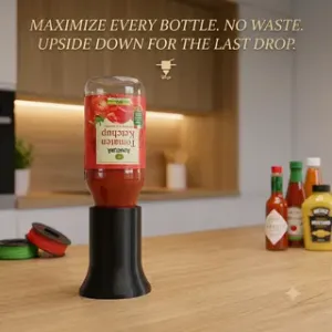 Upside-Down Bottle Holder - FreeCAD