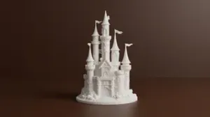 Fantasy Castle - Disney Inspired 3D Model