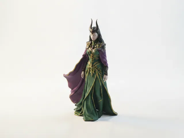Goddess Figurine Fantasy Mythology 3D Printable
