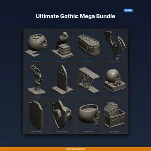 Ultimate Gothic Mega Bundle - 12-Model STL Bundle