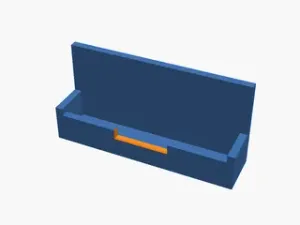 Business Card Holder for Desk (Customizable Angle & Size)
