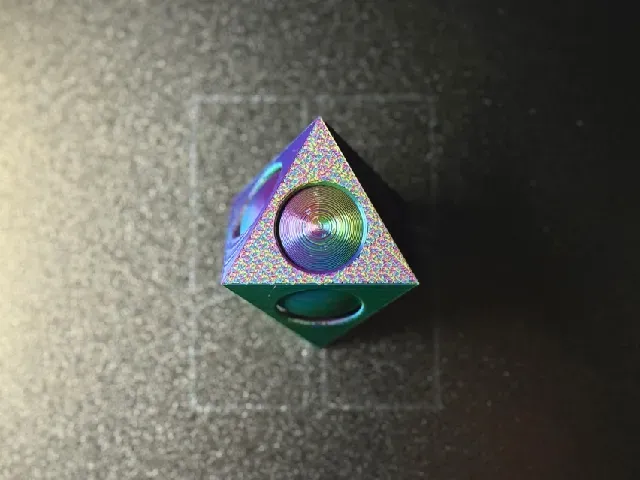 Spinning Sphere Inside the Octahedron | Print-in-Place Fidget Toy — Фото 11 из 16