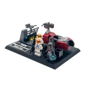 Display Stand for LEGO Star Wars 75449 Siege of Mandalore Battle Pack