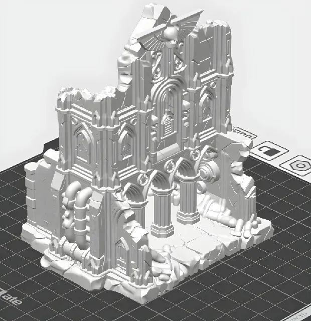 Grimdark world building terrain wh40k