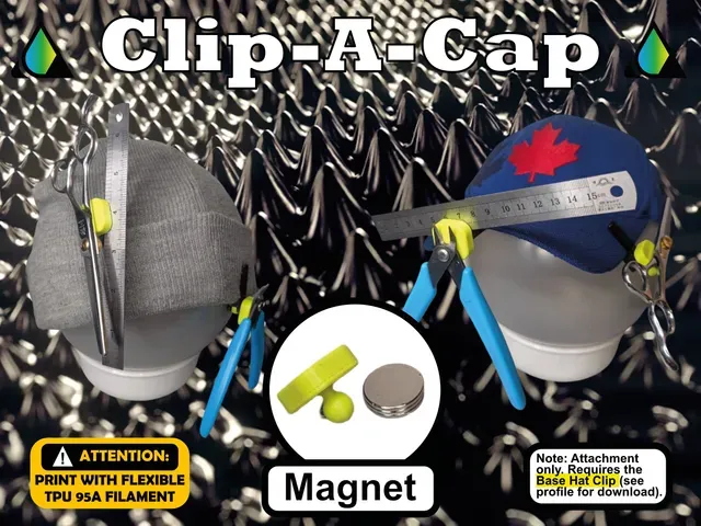 Clip-A-Cap (Modular Hat Clip + All Accessories) — Image 6 of 8