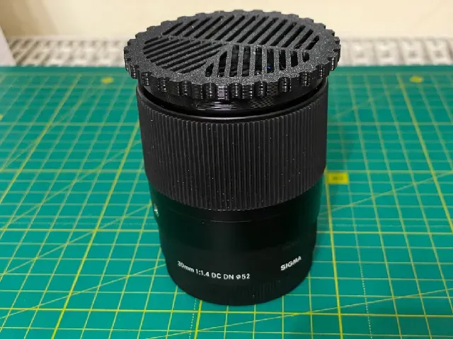 Bahtinov Focus Mask for Sigma 30mm f/1.4 DC DN Contemporary (Sony E-mount)