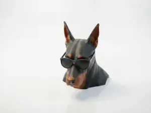 Dawg Dog Bust with Sunglasses 3D Printable