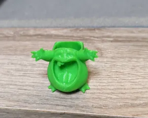 Halloween Hugging Ghost Scout Woggle (Glow-in-the-Dark!)