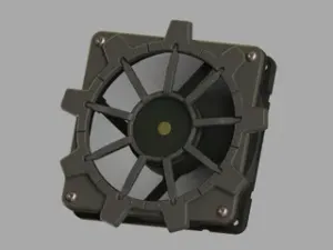 Fallout Vault Door Fan Grill